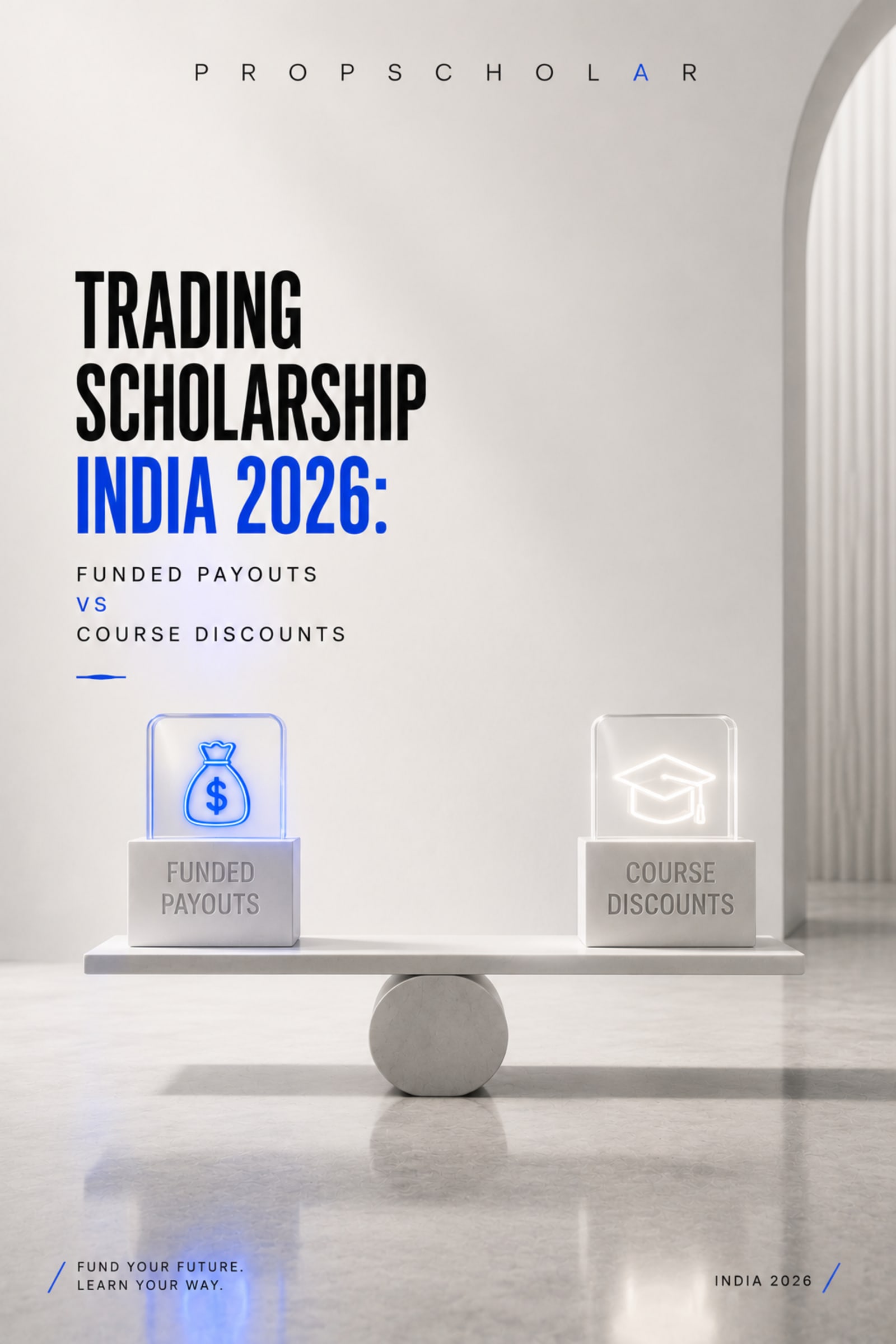 Trading Scholarship India 2026: Funded Payouts vs Course Discounts