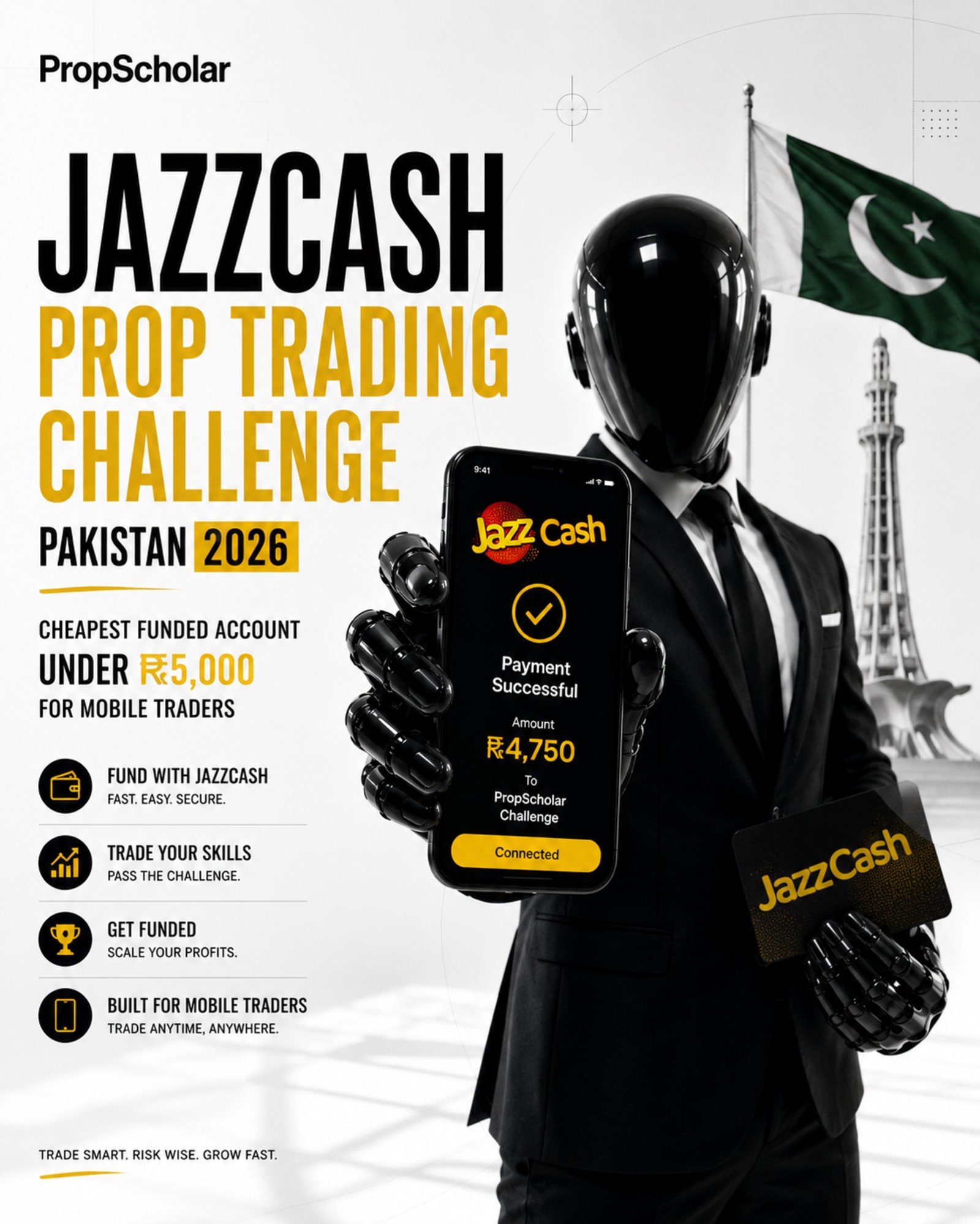 JazzCash to USDT for Prop Evaluation: Pakistan Guide 2026