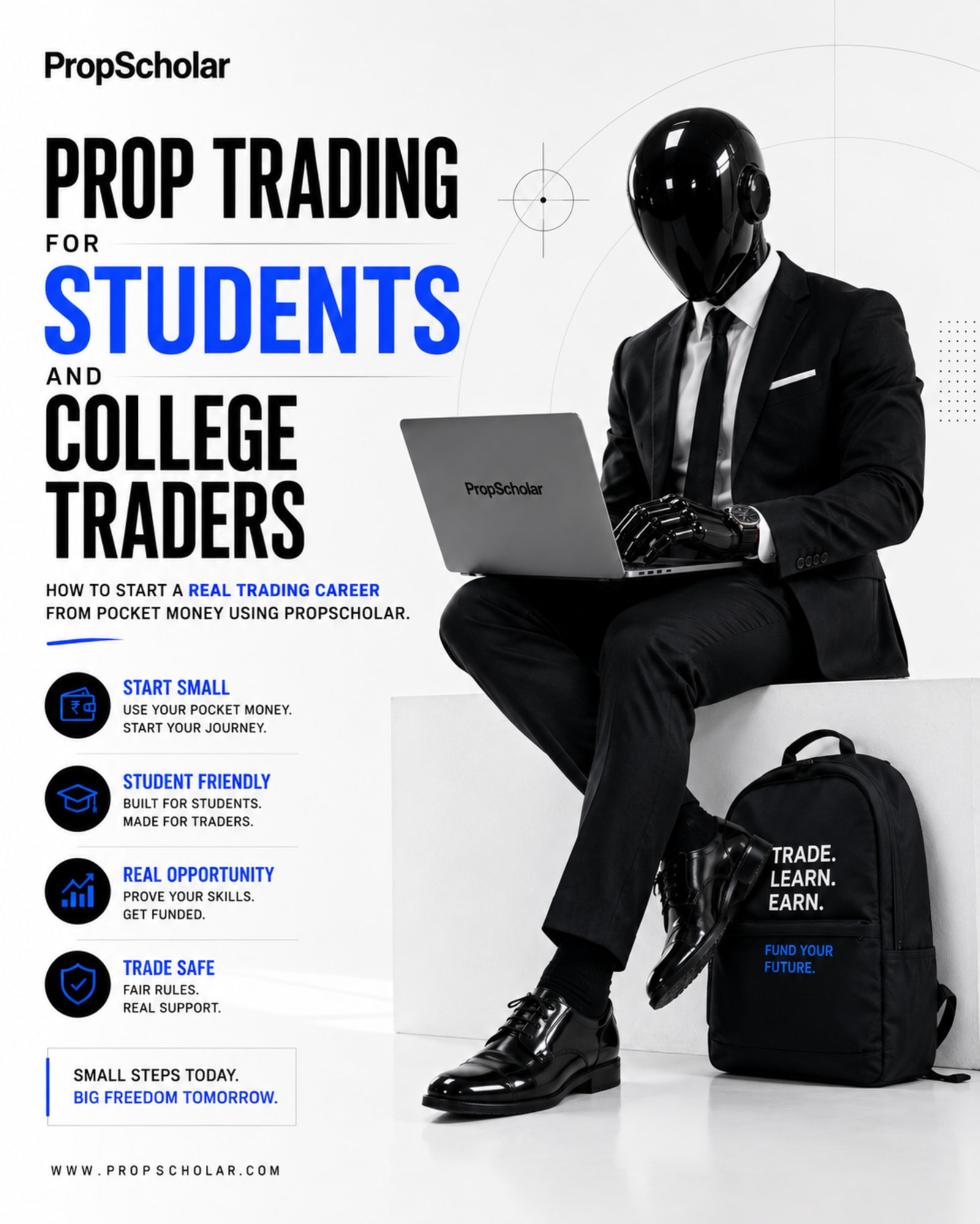 Prop Trading for Students and College Traders: How to Start a Real Trading Career From Pocket Money Using PropScholar