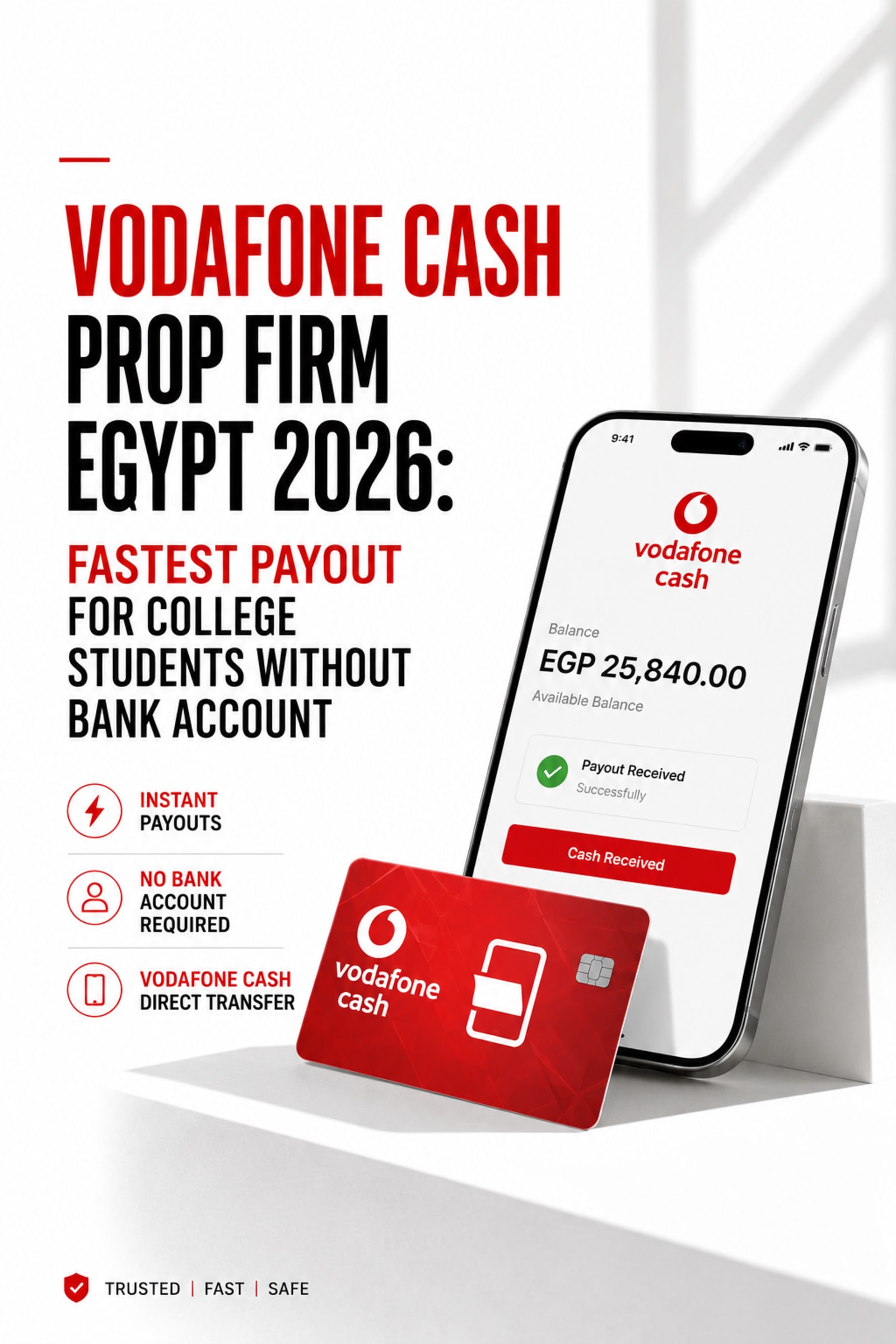 Vodafone Cash to USDT Egypt 2026: Fund Trading Evaluation Fast