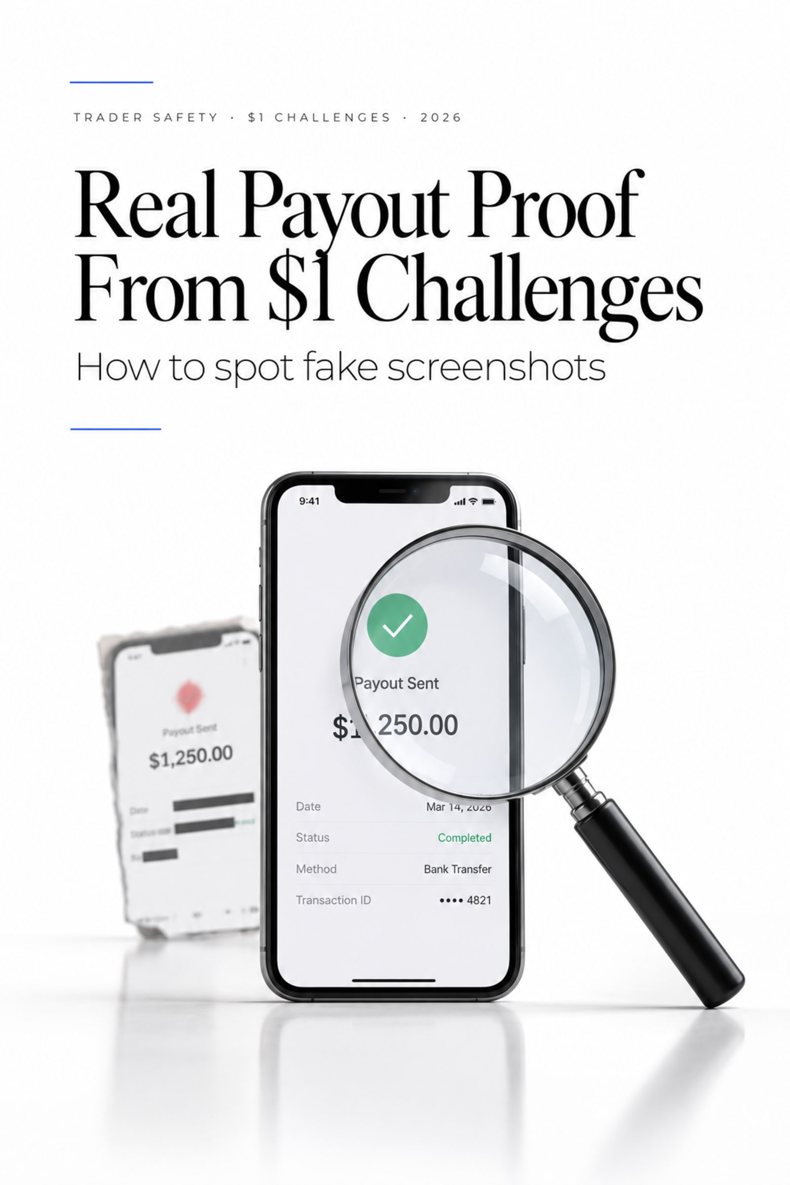 7 Red Flags in Fake Trading Challenge Payout Screenshots