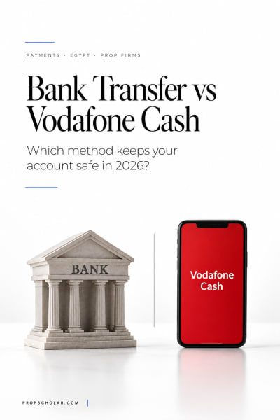 Bank Transfer vs Vodafone Cash for Prop Firm Payments in Egypt: Which Method Keeps Your Account Safe in 2026?