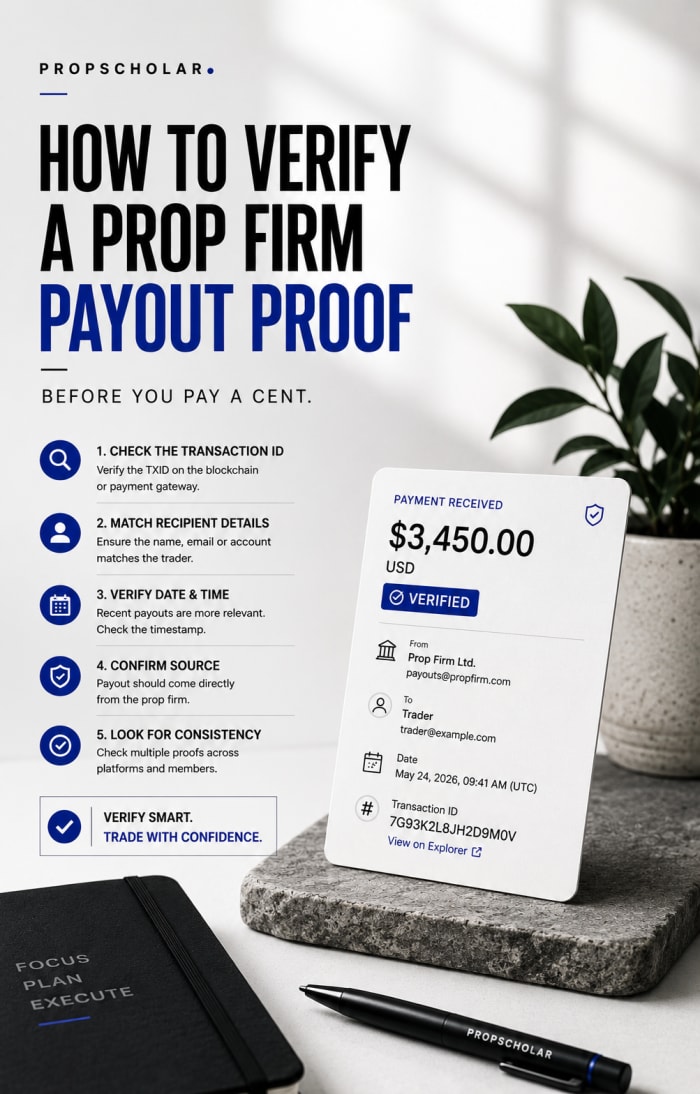 How to Verify Prop Firm Payouts Using On-Chain Proof