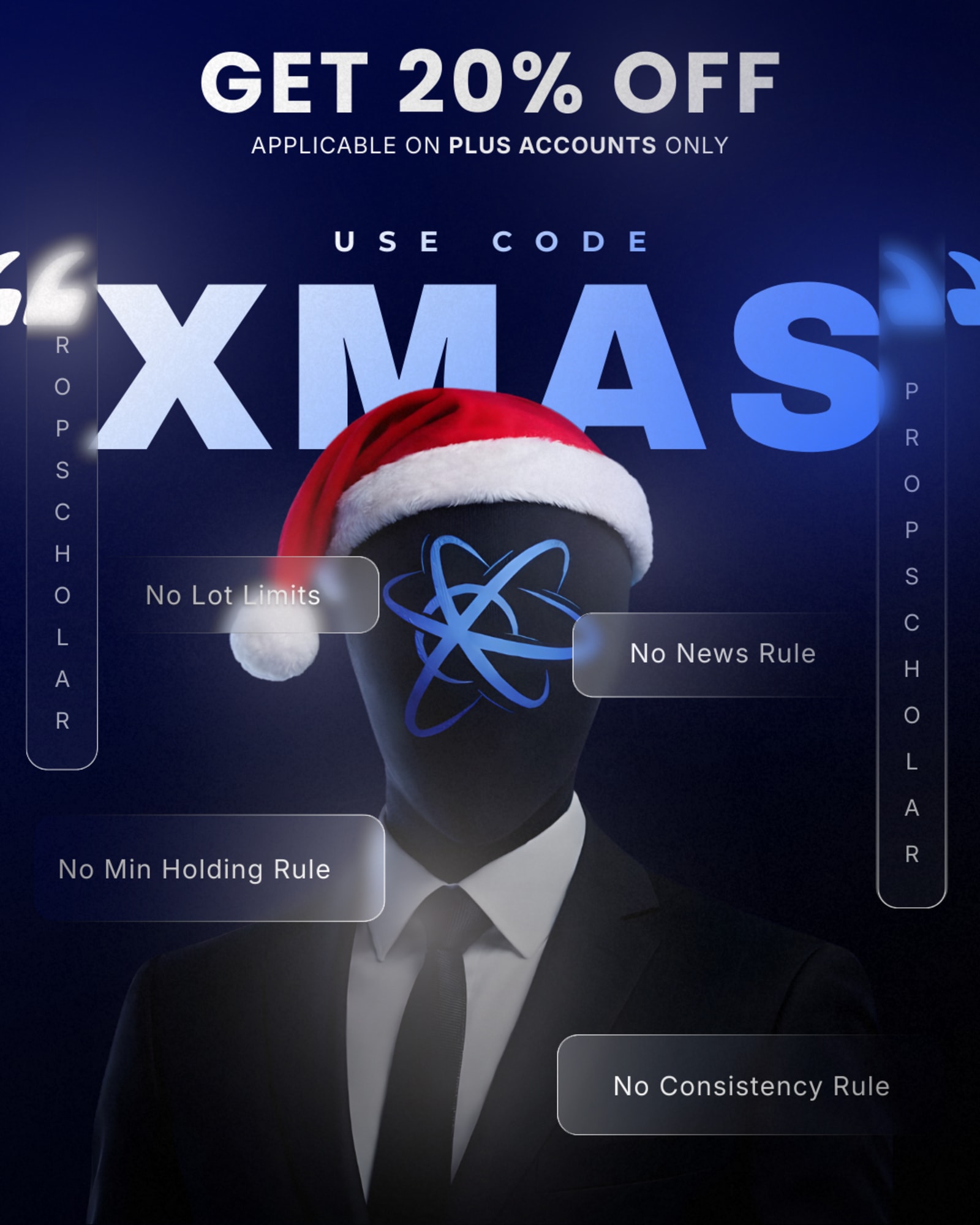 XMAS Code: Get 20% Off PropScholar Plus A Truly Trader Friendly Model