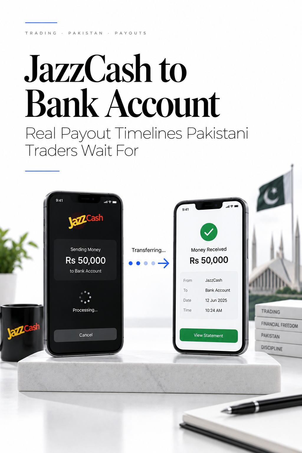 JazzCash to Bank Account: Real Payout Timelines Pakistani Traders Wait For