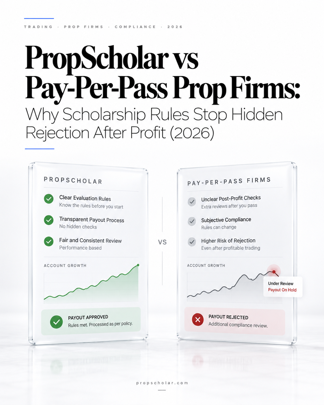 Post-Profit Rejection Explained: Scholarship Rules vs Prop Firms