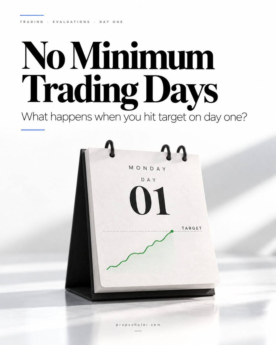 Prop Firm With No Minimum Trading Days: What Happens When You Hit Target on Day One
