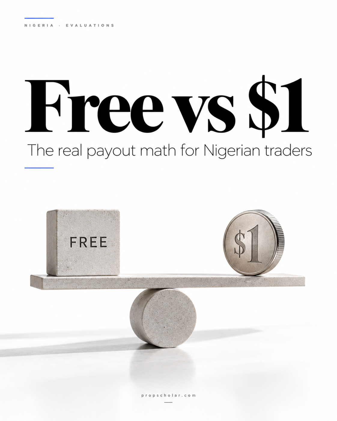 Free Scholarship Evaluations vs $1 Challenges for Nigerian Traders: The Real Payout Math