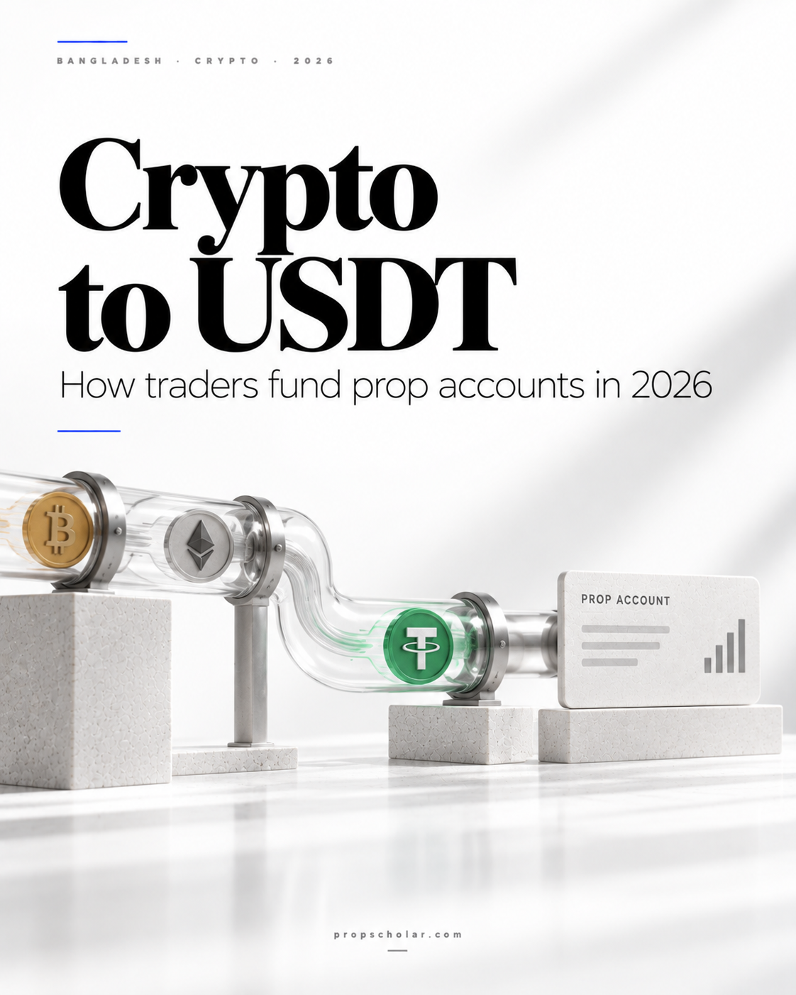 Crypto to USDT Pipeline: How Bangladesh Traders Fund Prop Accounts in 2026