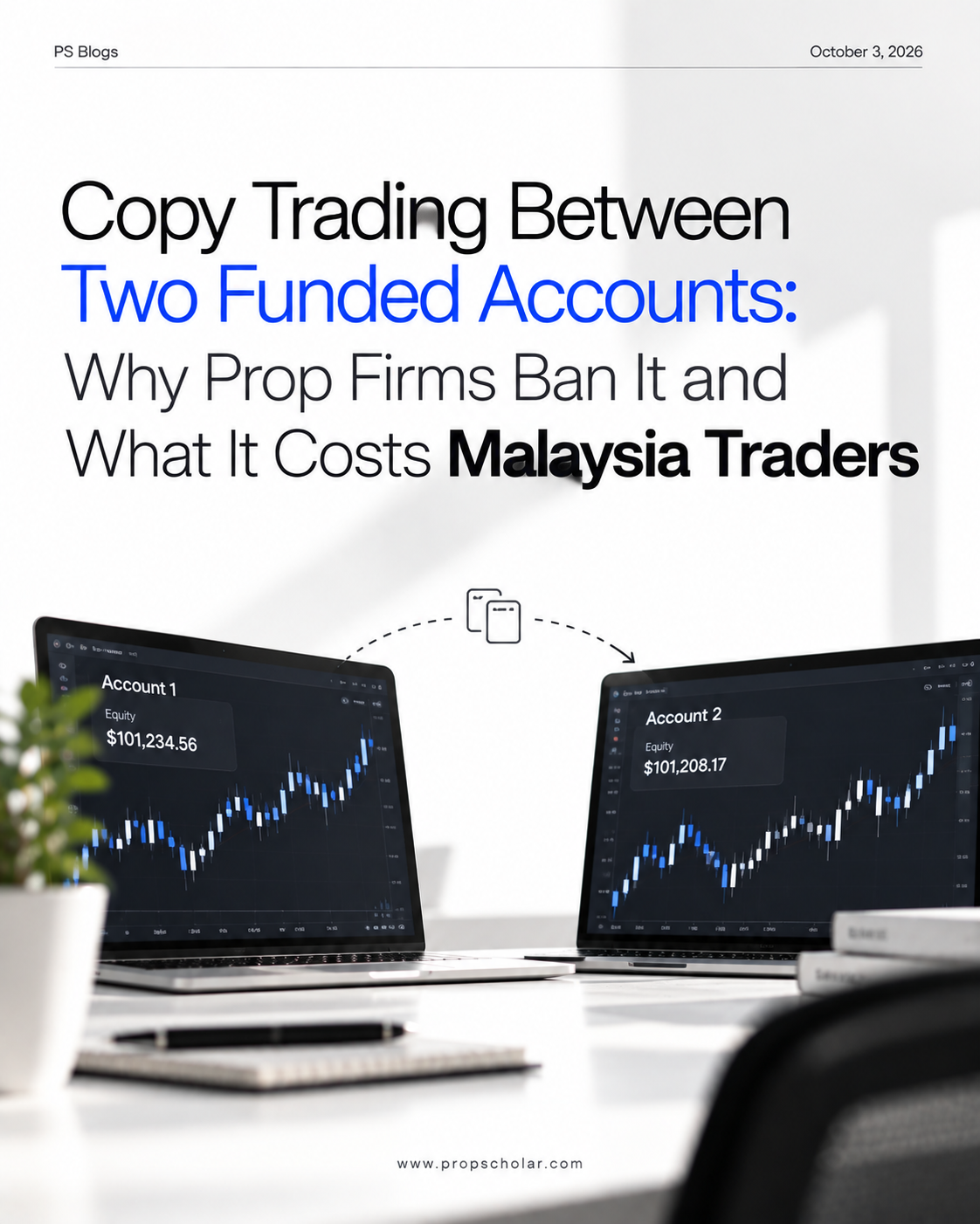 Copy Trading Between Two Funded Accounts: Why Prop Firms Ban It and What It Costs Malaysia Traders