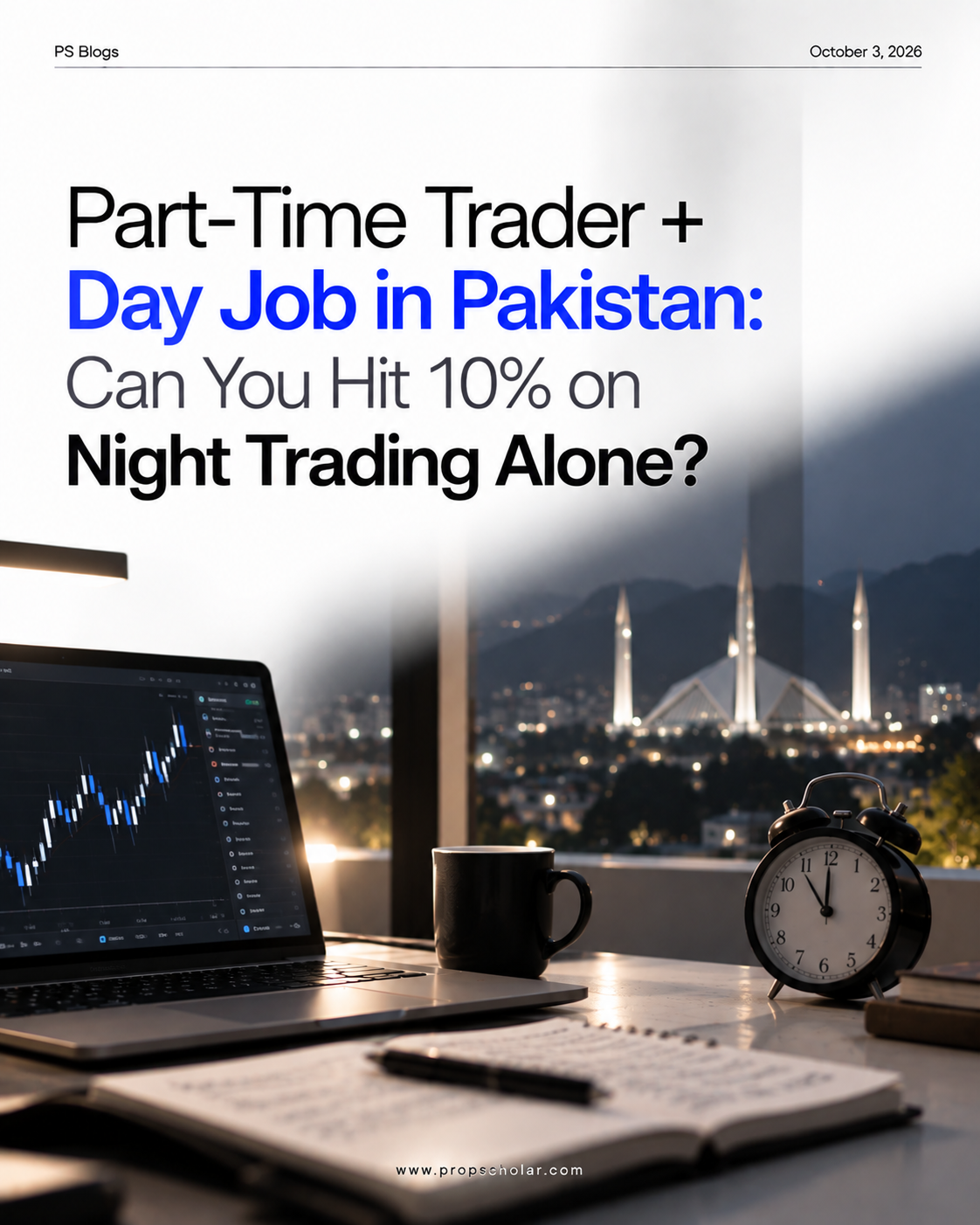 Part-Time Trader + Day Job in Pakistan: Can You Hit 10% on Night Trading Alone?