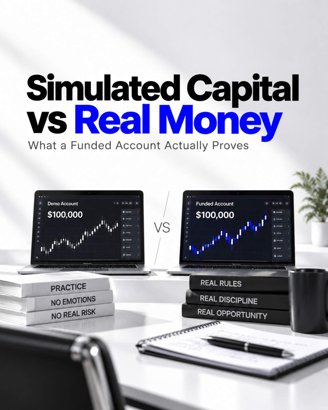 Simulated Capital vs Real Money: What a Funded Account Actually Proves