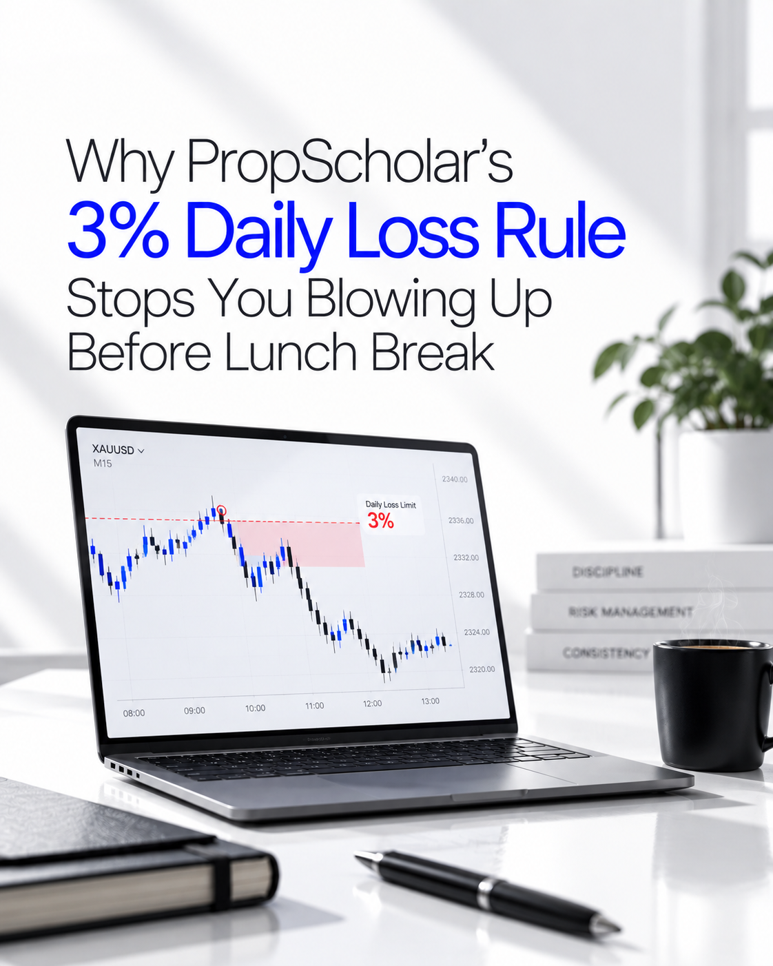 Why PropScholar's 3% Daily Loss Rule Stops You Blowing Up Before Lunch Break