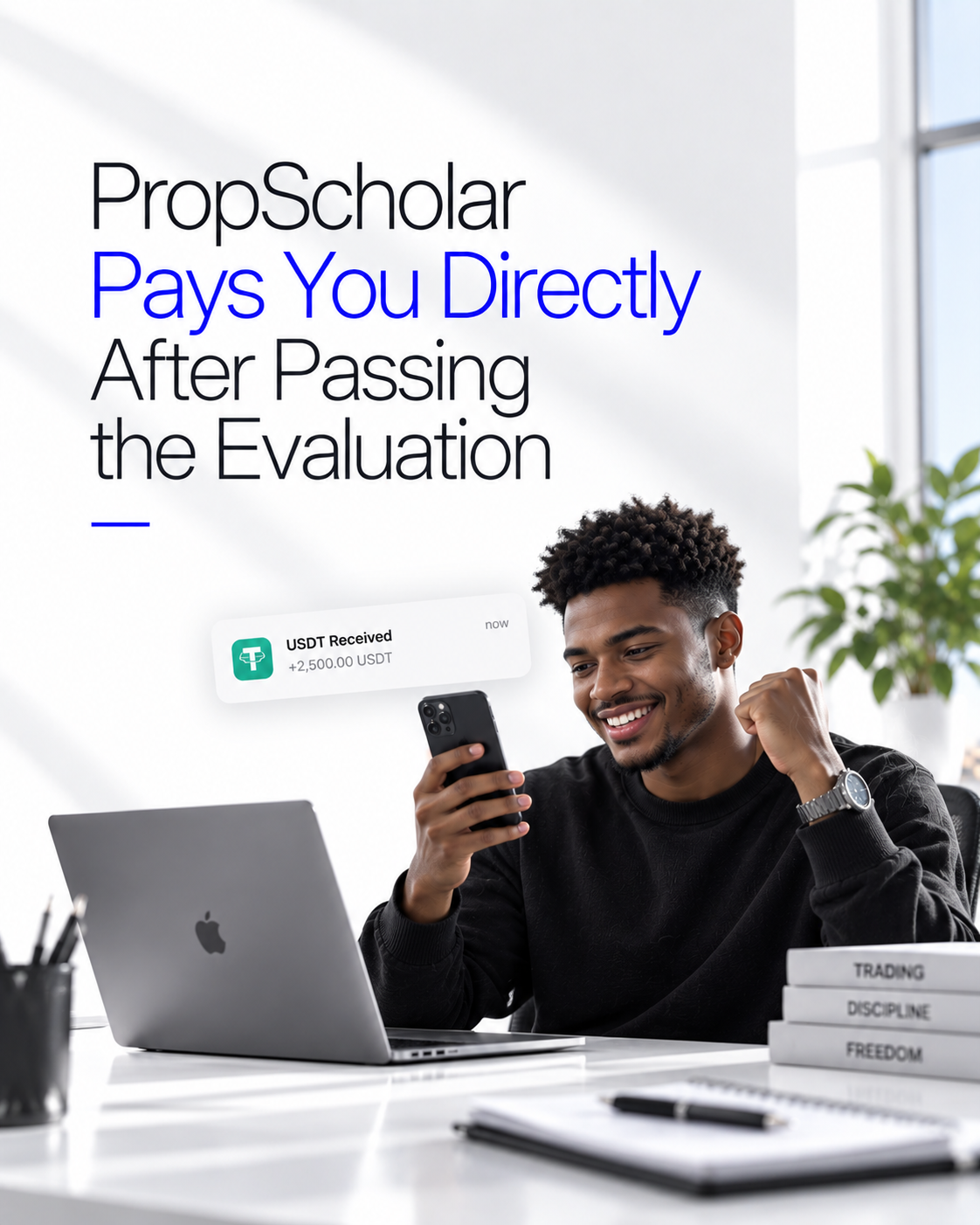 PropScholar Pays You Directly After Passing the Evaluation