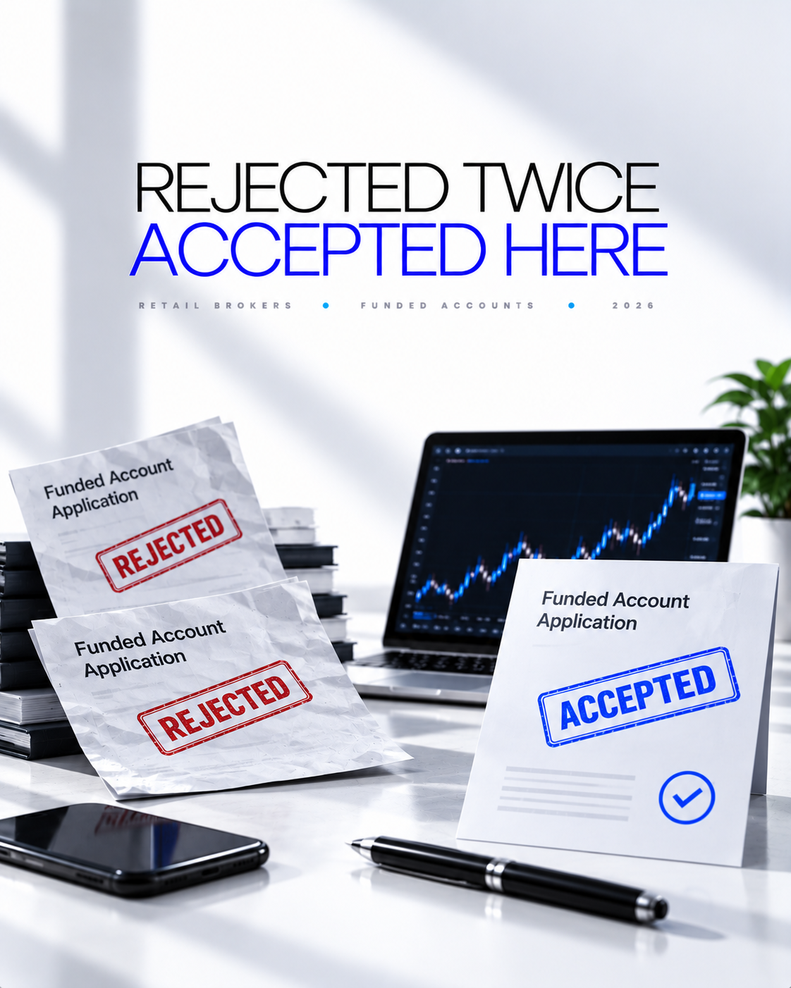 Funded Account Rejected Twice: Why PropScholar Accepts Traders Retail Brokers Ban