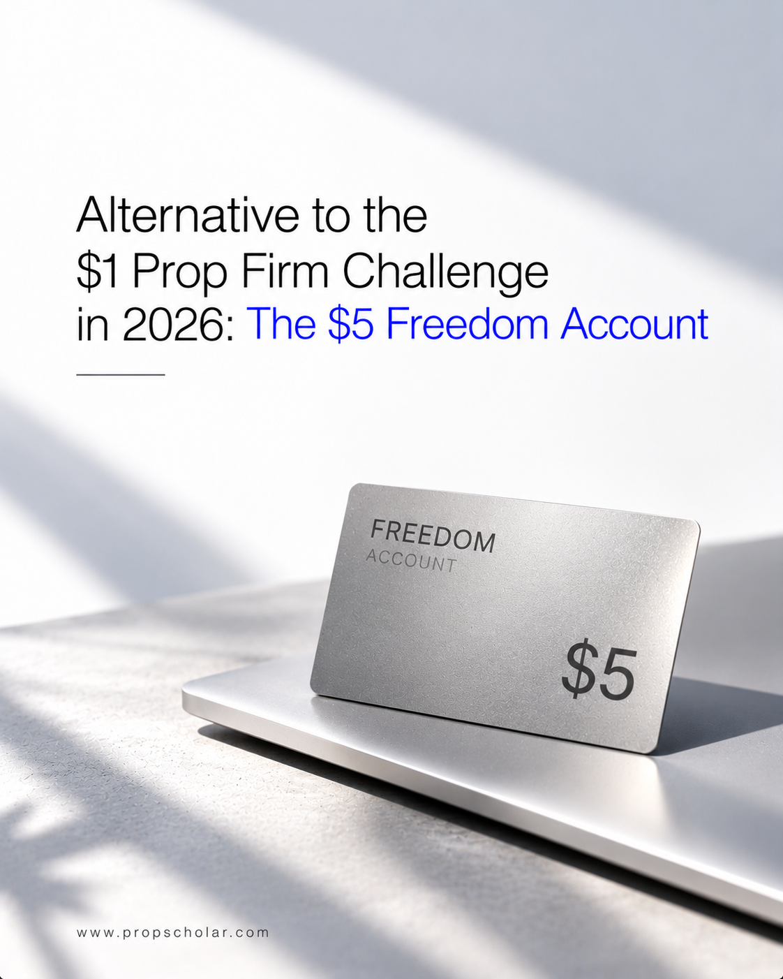 Alternative to the $1 Prop Firm Challenge in 2026: The $5 Freedom Account