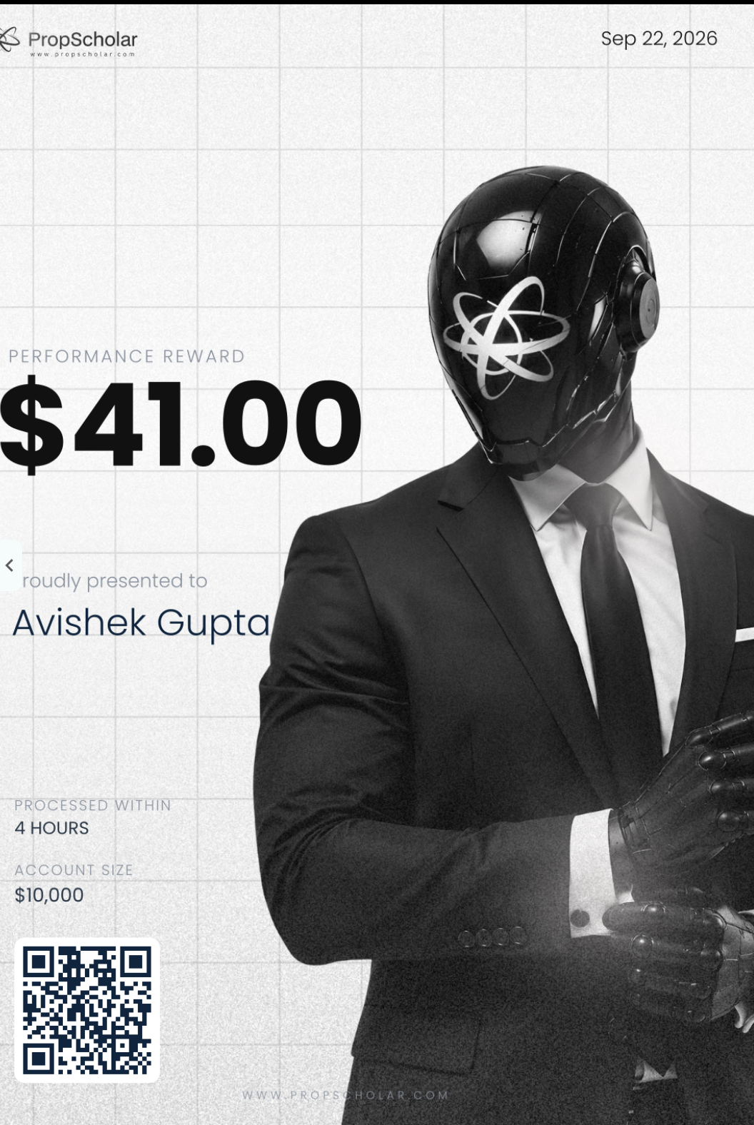 Review photo from FX Avishek for PropScholar